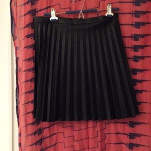 J. Crew pleated mini— Black